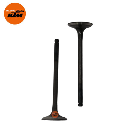 Kit Valvulas Escape KTM Duke 200 Año 13-23 RC 200 Año 15-17