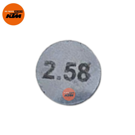 Monedas Pulsadoras Ajuste Valvulas (2.58mm)