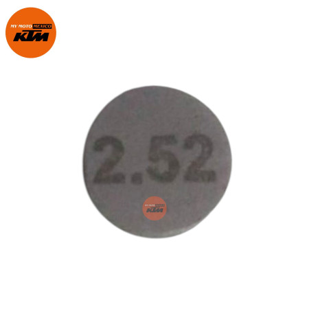 Monedas Pulsadoras Ajuste Valvulas (2.52mm)