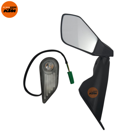 KIT DE ESPEJO IZQUIERDO CON DIRECCIONAL KTM RC 200 RC 390