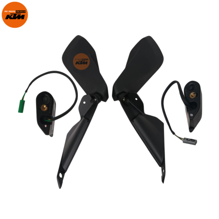 KIT DE ESPEJOS DERECHO E IZQUIERDO CON DIRECCIONAL KTM RC 200 RC 390