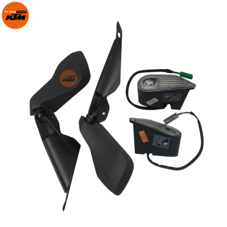 KIT DE ESPEJOS DERECHO E IZQUIERDO CON DIRECCIONAL KTM RC 200 RC 390