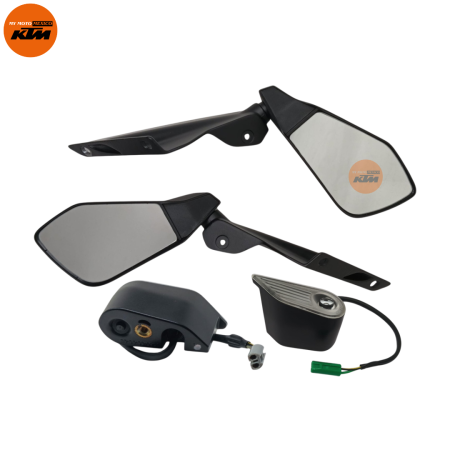 KIT DE ESPEJOS DERECHO E IZQUIERDO CON DIRECCIONAL KTM RC 200 RC 390