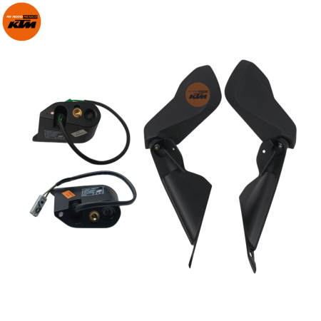 KIT DE ESPEJOS DERECHO E IZQUIERDO CON DIRECCIONAL KTM RC 200 RC 390