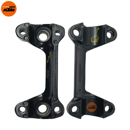 KIT DE SOPORTES DE MANUBRIO SUPERIOR E INFERIOR KTM DUKE 200 DUKE 250 DUKE 390