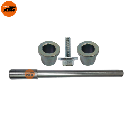 EJE DE RUEDA DELANTERA CON BUJE Y TORNILLO KTM DUKE 200 DUKE 250 DUKE 390 RC 200 RC 390 ADVENTURE 250 ADVENTURE 390