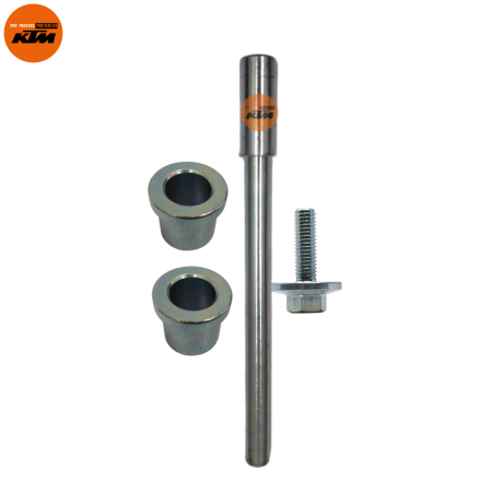 EJE DE RUEDA DELANTERA CON BUJE Y TORNILLO KTM DUKE 200 DUKE 250 DUKE 390 RC 200 RC 390 ADVENTURE 250 ADVENTURE 390