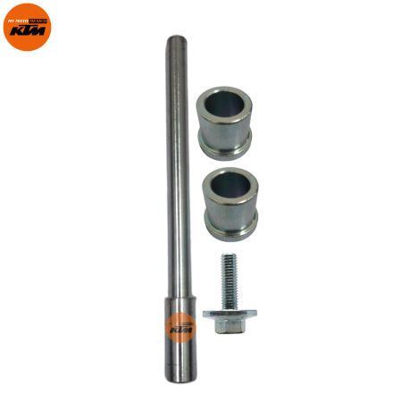 EJE DE RUEDA DELANTERA CON BUJE Y TORNILLO KTM DUKE 200 DUKE 250 DUKE 390 RC 200 RC 390 ADVENTURE 250 ADVENTURE 390