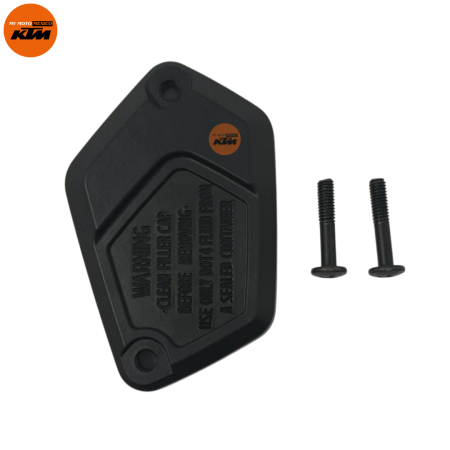 KIT DE TAPA Y TORNILLOS DEL DEPÓSITO DE LIQUIDO DE FRENO KTM DUKE 390 GEN-3