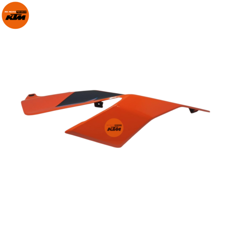 CONJUNTO DE CUBIERTA DE TANQUE IZQUIERDO NARANJA BRILLO DUKE 200