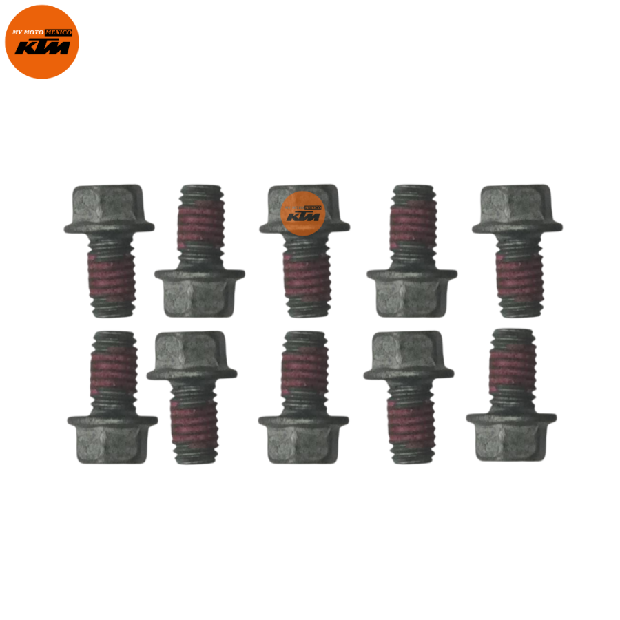 TORNILLOS M6X1X10L KTM DUKE 200 DUKE 250 DUKE 390 RC 200 RC 390 ADVENTURE 250 ADVENTURE 39O