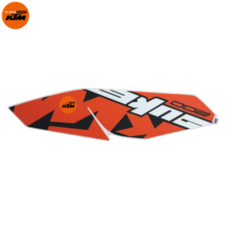 CALCOMANÍA PARA CUBIERTA DE TANQUE IZQUIERDO NARANJA