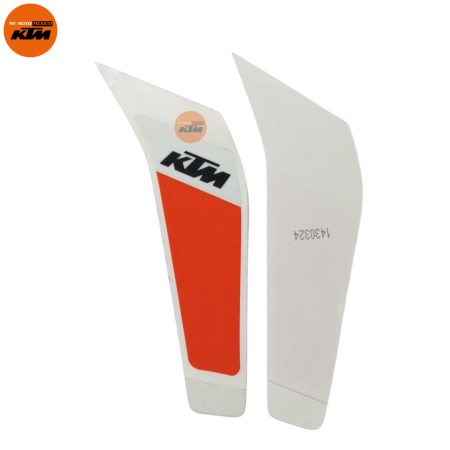 KIT DE STIKER DE TAPA DERECHO E IZQUIERDO KTM DUKE 200
