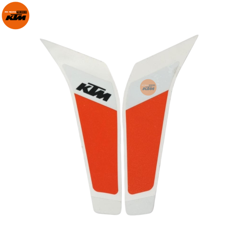 KIT DE STIKER DE TAPA DERECHO E IZQUIERDO KTM DUKE 200