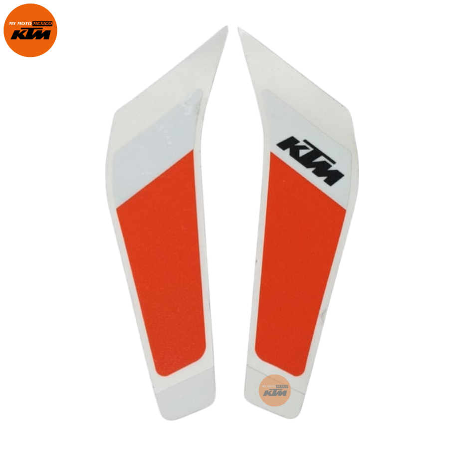 KIT DE STIKER DE TAPA DERECHO E IZQUIERDO KTM DUKE 200