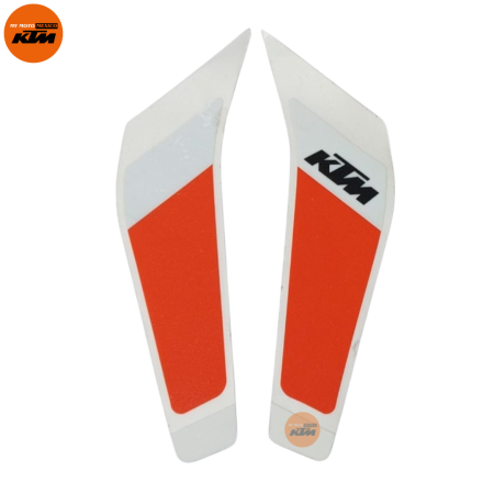 KIT DE STIKER DE TAPA DERECHO E IZQUIERDO KTM DUKE 200