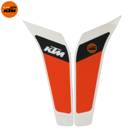 KIT DE STIKER DE TAPA DERECHO E IZQUIERDO KTM DUKE 200
