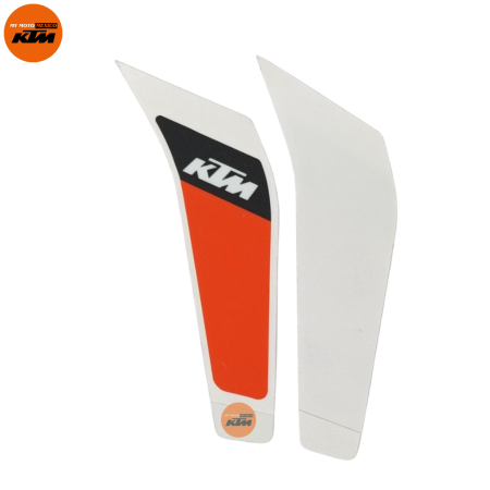 KIT DE STIKER DE TAPA DERECHO E IZQUIERDO KTM DUKE 200