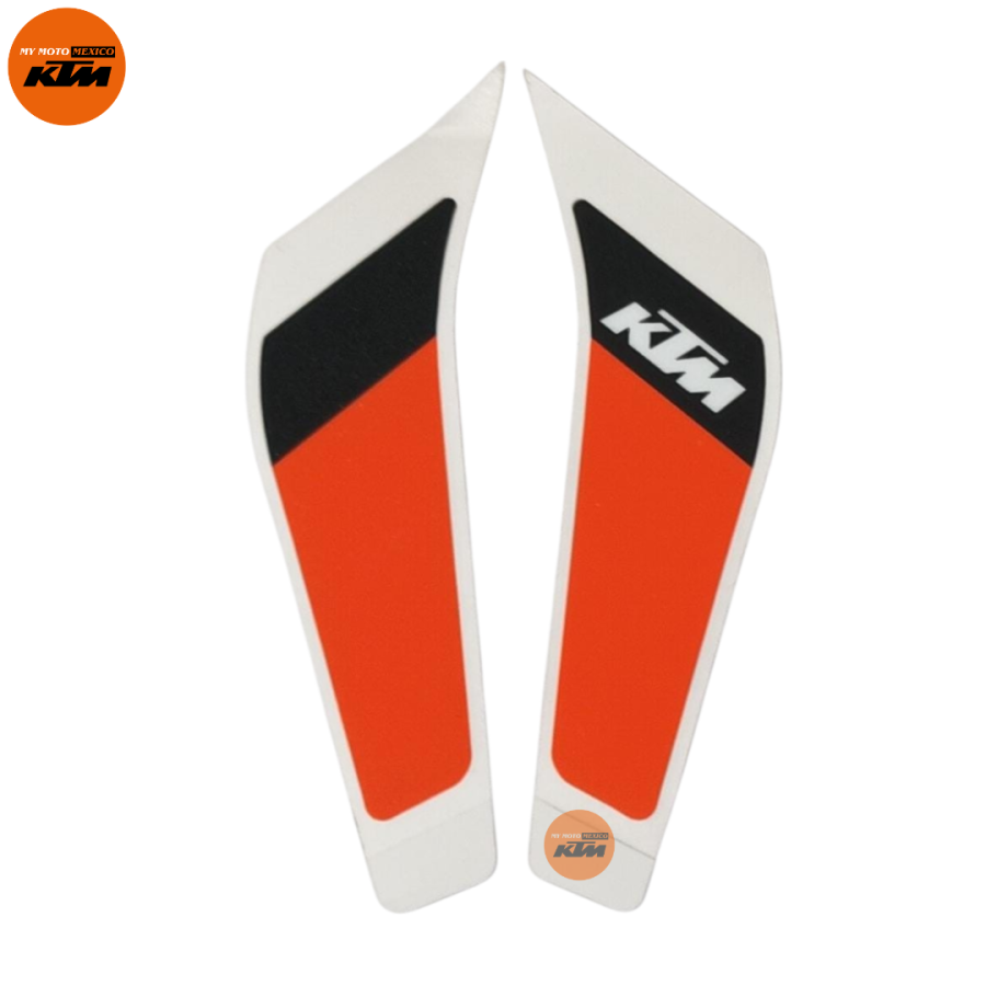 KIT DE STIKER DE TAPA DERECHO E IZQUIERDO KTM DUKE 200
