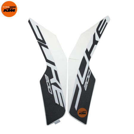 KIT DE STIKER DE TAPAS DE TANQUE DERECHO E IZQUIERDO KTM DUKE 200