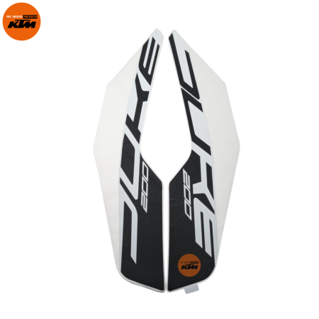 KIT DE STIKER DE TAPAS DE TANQUE DERECHO E IZQUIERDO KTM DUKE 200