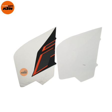 KIT DE STIKER DE TAPAS DE TANQUE IZQUIERDO DERECHO KTM RC 200