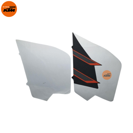 KIT DE STIKER DE TAPAS DE TANQUE IZQUIERDO DERECHO KTM RC 200