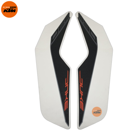 KIT DE STIKER DE TAPAS DE TANQUE DERECHO E IZQUIERDO KTM DUKE 390