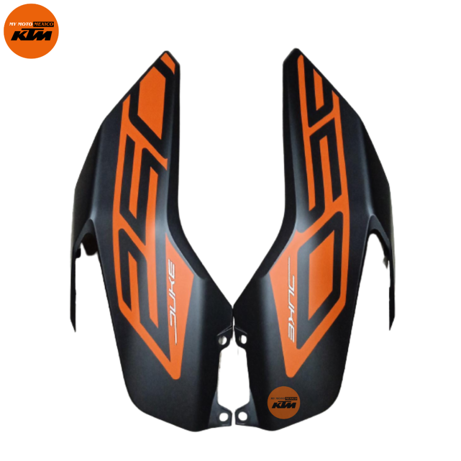 KIT DE TAPAS DE TANQUE DERECHO E IZQUIERDO KTM DUKE 250
