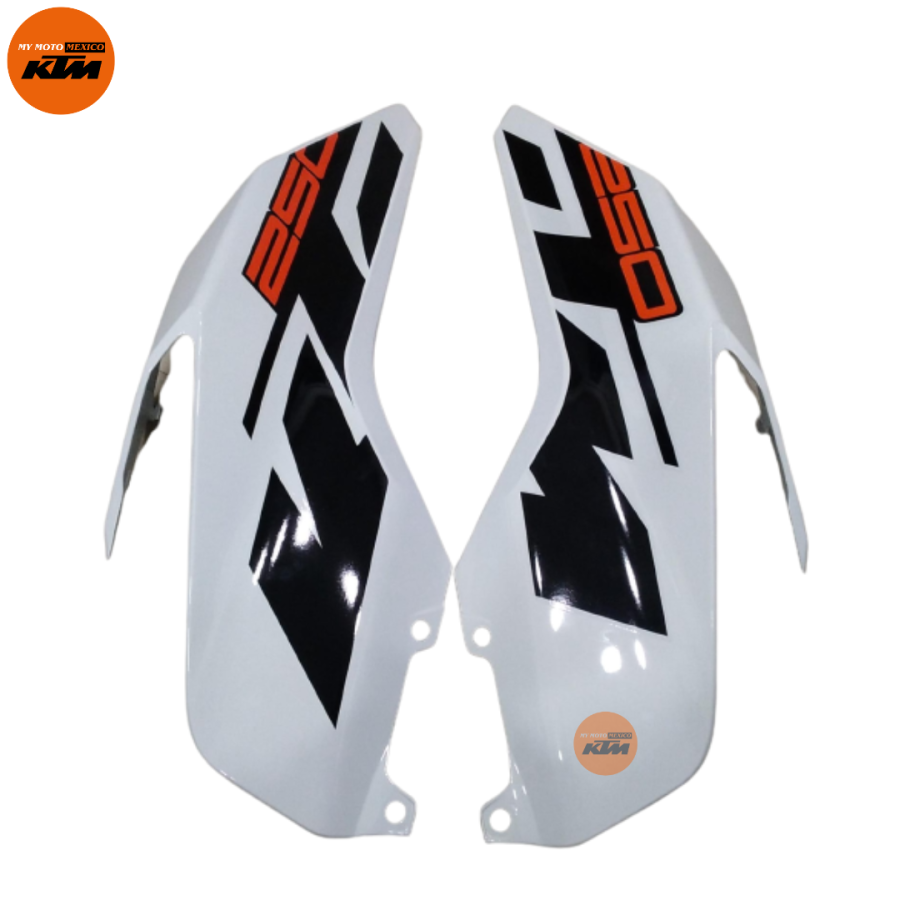 KIT DE TAPAS DE TANQUE DERECHO E IZQUIERDO KTM DUKE 250