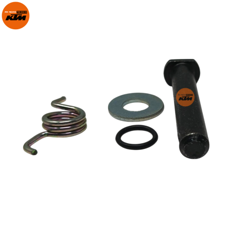 KIT DE PASADOR ARANDELA Y RESOSRTE DE POSAPIES KTM DUKE 200 DUKE 250 DUKE 390 RC 200 RC 390 ADVENTURE 250 ADVENTURE 390