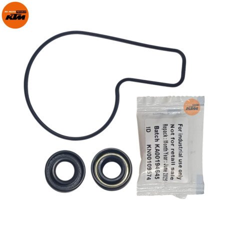 RETENES Y JUNTA DE BOMBA DE AGUA KTM DUKE 200 DUKE 250 DUKE 390 RC 200 RC 390 ADVENTURE 250 ADVENTURE 390