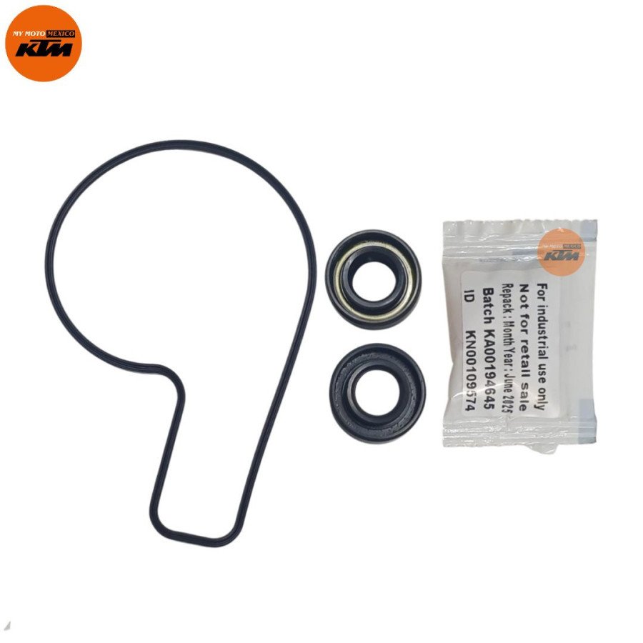 RETENES Y JUNTA DE BOMBA DE AGUA KTM DUKE 200 DUKE 250 DUKE 390 RC 200 RC 390 ADVENTURE 250 ADVENTURE 390