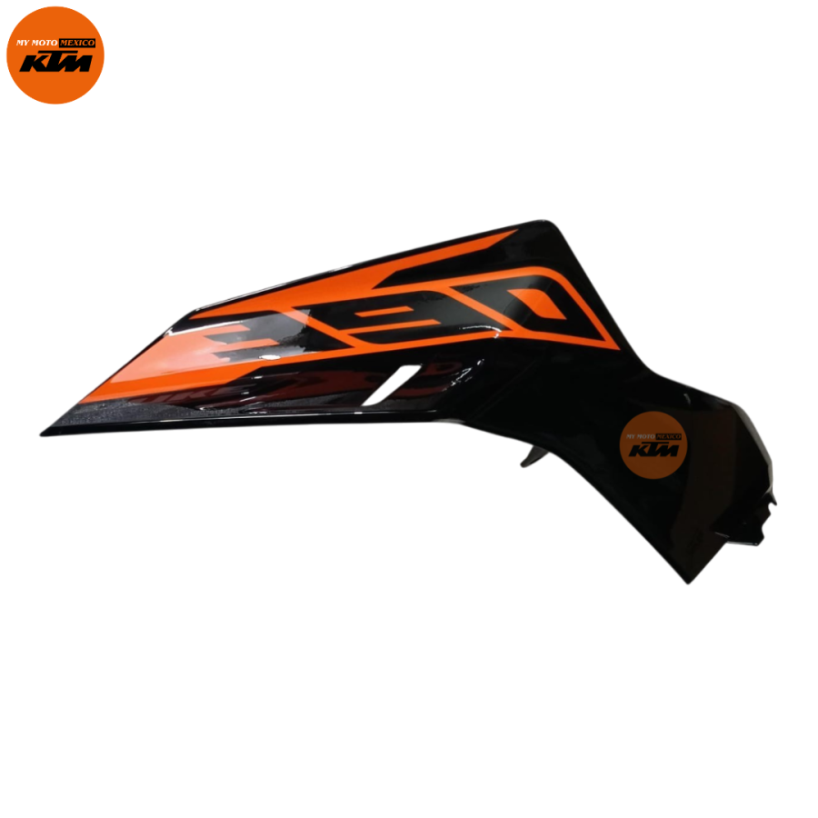 SPOILER TANK LH BLACK GLOSS WITH DECAL