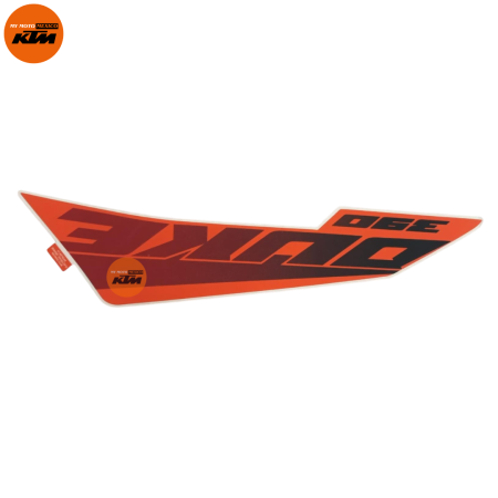 DECAL SPOILER TANK ORANGE LH