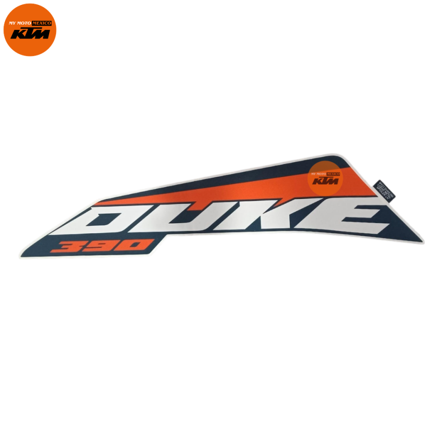 DECAL SPOILER TANK METAL LH