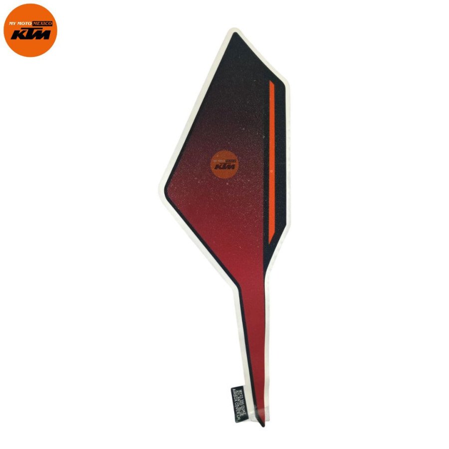 DECAL COVER SIDE ORANGE LH