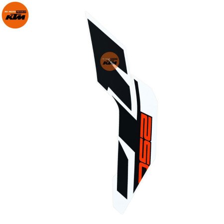 DECAL TANK SPOILER RH WHITE