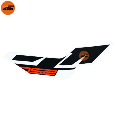 DECAL TANK SPOILER RH WHITE